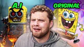 Is AI SpongeBob Funnier Than The Original Cartoon [upl. by Onilegna200]