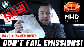 Have A Tuned BMW Do This Before Emissions Test Tuned BMW Wont Pass Emissions [upl. by Adnahsat]