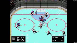 NHL 94 New Player League game 8  Flags2013 WPG at Len the Lengend NJ [upl. by Salokin737]