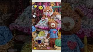 Jigsaw Puzzle  Crochet Kittens by Buffalo Games [upl. by Nyleuqaj]