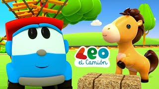 TV Para Niños  Leo el Pequeño Camión  Trenes y Caballos para niños [upl. by Huda]