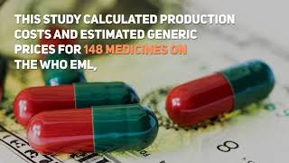 Estimated costs of production and prices for the WHO Essential Medicines List  DrugPatentWatch [upl. by Rakia]