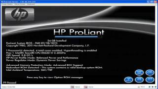 Setting up the iLO3 Interface on the HP DL360 G7 Server [upl. by Onej]