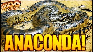 Zoo Tycoon 2  ANACONDAS IN THE ZOO The Aquarium Part 10 [upl. by Annaierb]