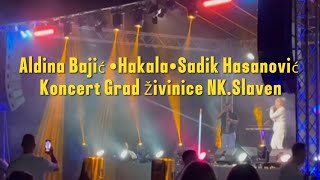 Aldina Bajić•Hakala•Sadik Koncert Živinice stadion NKSlaven [upl. by Fellows405]