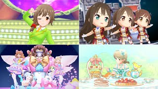 【デレステMV】エイプリルフールネタメドレー（おねしん 千川ちひろver 〜 ぷちデレラ3D LIVE 〜 きらりんロボのテーマ 〜 ののの物語） [upl. by Amaras]