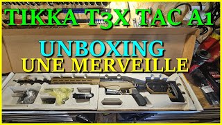 unboxing TIKKA T3X TAC A1 308 WIN [upl. by Boelter760]