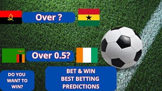 2025 Africa Cup of Nations Qualifier Predictions  AFCON 2025  Football Predictions for Friday [upl. by Sidwell]