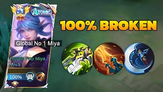 UPDATE MIYA NEW BEST BUILD 2024 100 BROKEN🔥 [upl. by Trillbee422]