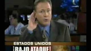 COBERTURA NOTICIAS 11 SEPTIEMBRE 2001 UNIVISION EEUU BAJO ATAQUE¡ [upl. by Conan]