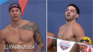 Swimmers STUNNED after men’s 50m freestyle at TYR Pro Swim Series  NBC Sports [upl. by Sladen360]