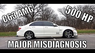 I Just Bought A Crazy Cheap C63 AMG Because The Seller Thought The Engine Was Bad Fixed It For 150 [upl. by Jenilee]