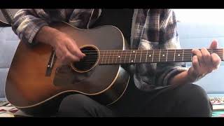 Sligo River Blues cover John Fahey 1946 Gibson J45 [upl. by Ecnarrot100]