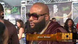 Exclusive Rick Ross Teases FkWitMeYouKnowIGotIt Music Video [upl. by Dunkin426]