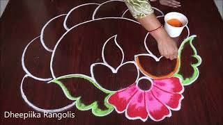 Diwali rangoli designsdiwali 2024 beautiful rangoli diwali muggulu designs easy rangoli [upl. by Jacoba]