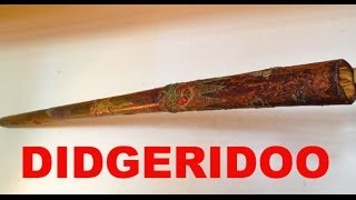 DIDGERIDOO MAKING ABORIGINAL AUSTRALIAN AGAVE MUSICAL INSTRUMENT [upl. by Luciano]