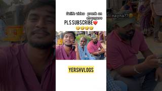 Prank on strangers selfie video telugu tirupati prank like prankvideo comedy strangers fun [upl. by Cornwall]