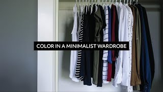 Color in a Minimalist Wardrobe amp How to Create Your Own Color Palette [upl. by Drallim]