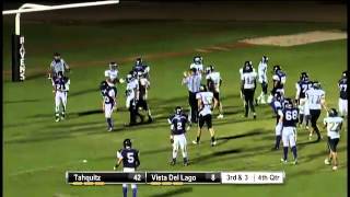 Vista Del Lago 21 Brandon Ray great grab for the TD [upl. by Dlabihcra]