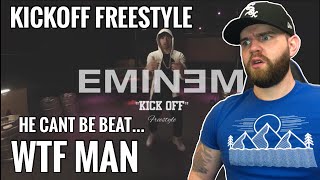 Industry Ghostwriter Reacts to Eminem “Kick Off” Freestyle NO ONE ELSE CAN DO THIS 80 feet [upl. by Nilyam]