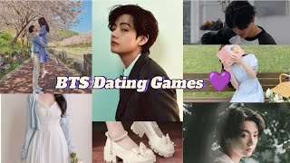 BTS DATING GAMES 💜🎁  BTS GAMES  BTS QUIZ 🤩 [upl. by Broderic]