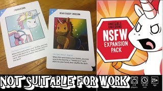 Unstable Unicorns NSFW Expansion Pack Game Play  Part 1 [upl. by Puiia850]