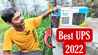 ZEBRONICS ZebU725 600VA UPS for Desktop amp PC  KItna Deer Backup Dega Honest Review 2022 [upl. by Vinson427]