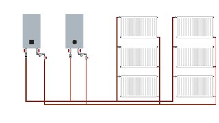 Schemă montaj centrală termică pe gaz sau GPL centrală electrică și calorifere  radiatoare 10 [upl. by Gnahc]