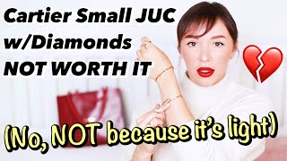 Cartier Small Juste Un Clou Diamonds Juc InDepth Review Sizing Unboxing [upl. by Tj]