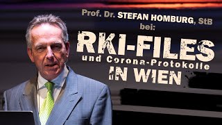 quotDie RKIProtokollequot  Eröffnungsvortrag von Prof Dr Stefan Homburg bei quotRKIFiles in Wienquot [upl. by Tuck714]