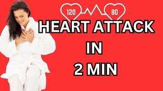 How Heart Attacks Happens in WOMEN  Explained in 2 Minutes [upl. by Mannos794]