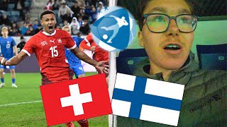 Schweiz U21 vs Finnland U21  EMQuali Stadionvlog  LastMinute Ausgleich für die Schweiz🤯😱 [upl. by Schindler]