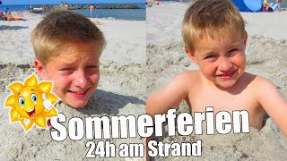 Sommerferien 24h am Strand 🌅 TipTapTube Ash5ive Echtso marieland [upl. by Nisen]