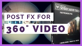 How to Add Text Graphics and FX to 360˚ Video in Premiere Pro CC I Ricoh Theta S [upl. by Onid]