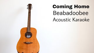 Beabadoobee  Coming Home Acoustic Karaoke [upl. by Narud743]