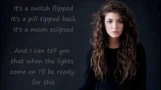 Lorde  Bravado lyrics [upl. by Meingoldas]