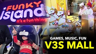 Explored V3S Mall Laxmi Nagar  Games Masti amp Fun  Funky Island [upl. by Dev]