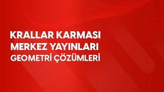 Krallar Karması TYT Denemeleri l Merkez Yayınları Geometri Çözümleri [upl. by Tiras434]