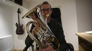 Brass Band Test Piece Euphonium Solo [upl. by Arfihs]