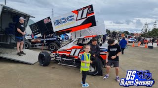 Waikaraka Park Speedway Foxys Farewell Event 1 Fireworks Meeting Pitwalk  2nd November 2024 [upl. by Adlih]