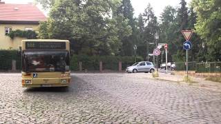 Ein MAN NL 202 fährt zur Pause auf den Wilhelmplatz 720p [upl. by Eiclek]