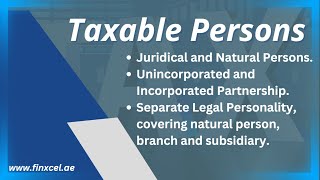 Taxable Persons [upl. by Barina]