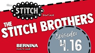 The Stitch Brothers  4162024  a Stitch with Lisa Bongean series  Primitive Gatherings [upl. by Elvia]