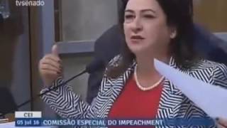 Kátia Abreu detona Comissão do Impeachment [upl. by Anoblav]