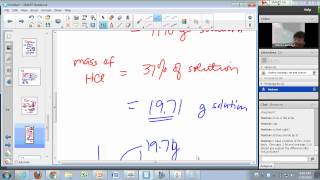 General Chemistry Lecture Aqueous Solutions and Molarity [upl. by Yelmene99]