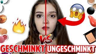 DIE VERWANDLUNG Geschminkt vs ungeschminkt  Mond Wika ★ [upl. by Ayyn]