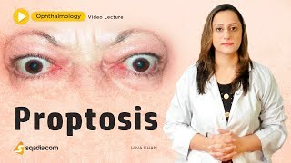 Proptosis  Ophthalmology Lecture  Medical College Education Online  VLearning [upl. by Eudocia]