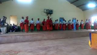 STUDENTS PERFOMING BAGANDA DANCE [upl. by Odelinda323]