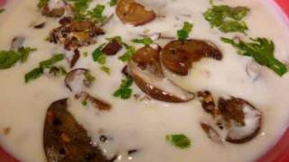 Eggplant Baingan Raita Indian Recipe  Show Me The Curry [upl. by Tomkiel]