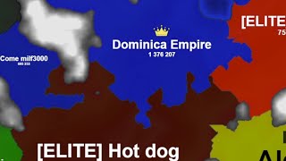 The Dominica Empire Shall Rise Again Territory Games io  Territorial IO Winning Strategy [upl. by Dituri526]